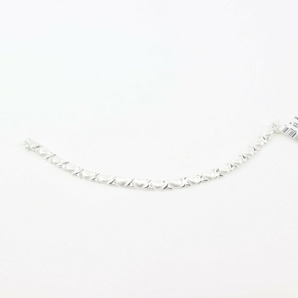 Giani Bernini 7" Heart Link Bracelet in Sterling
